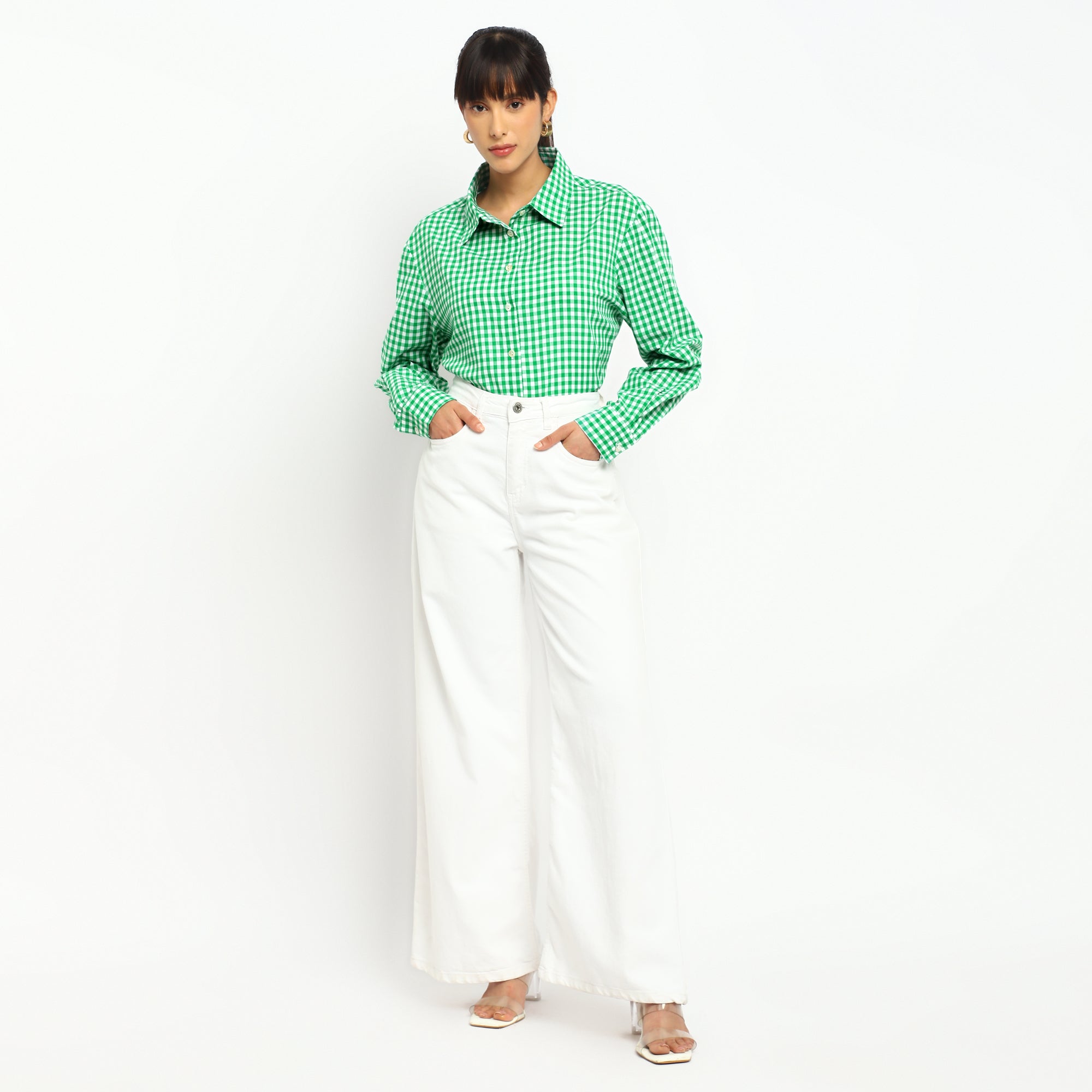 Green Checkered Shirt