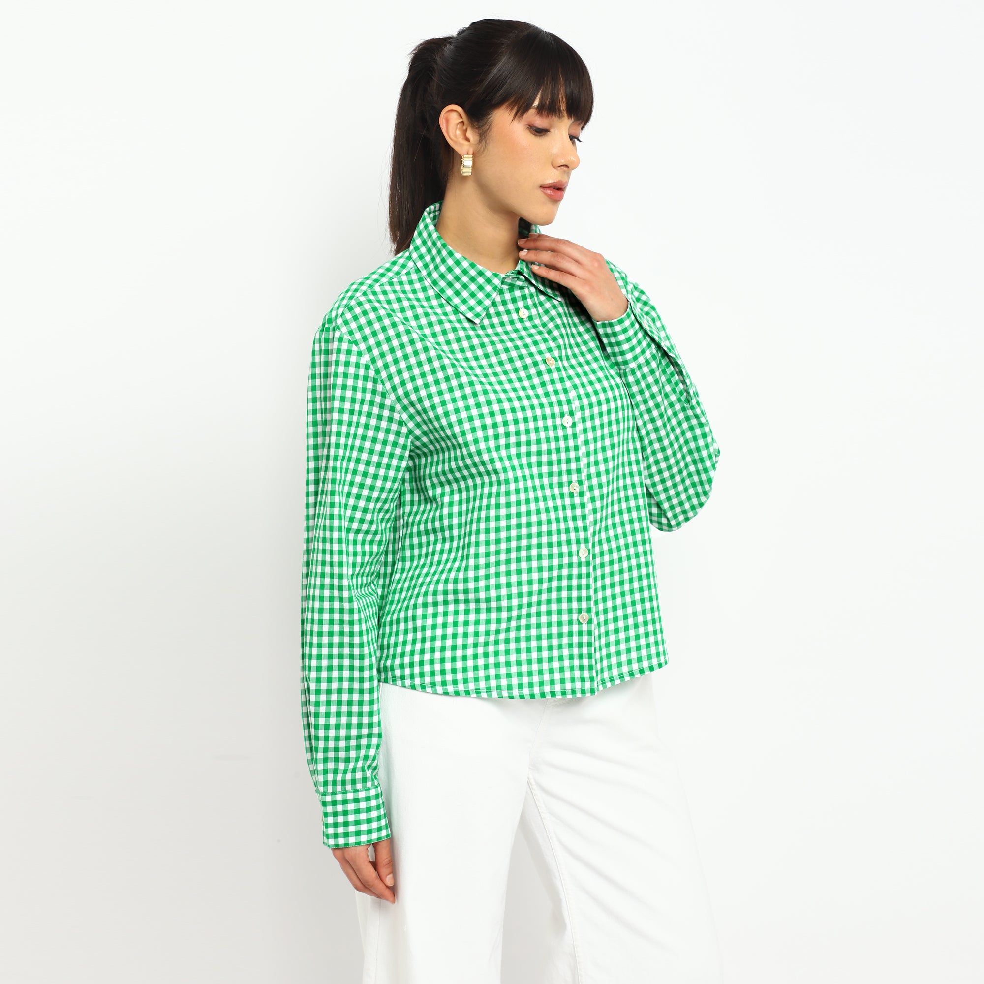 Green Checkered Shirt