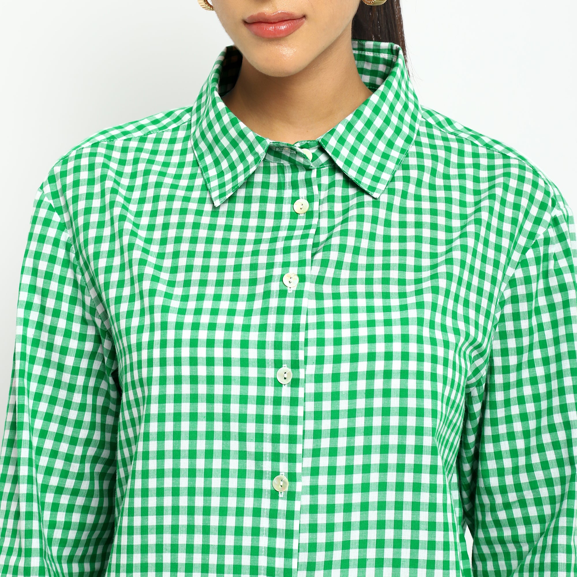 Green Checkered Shirt