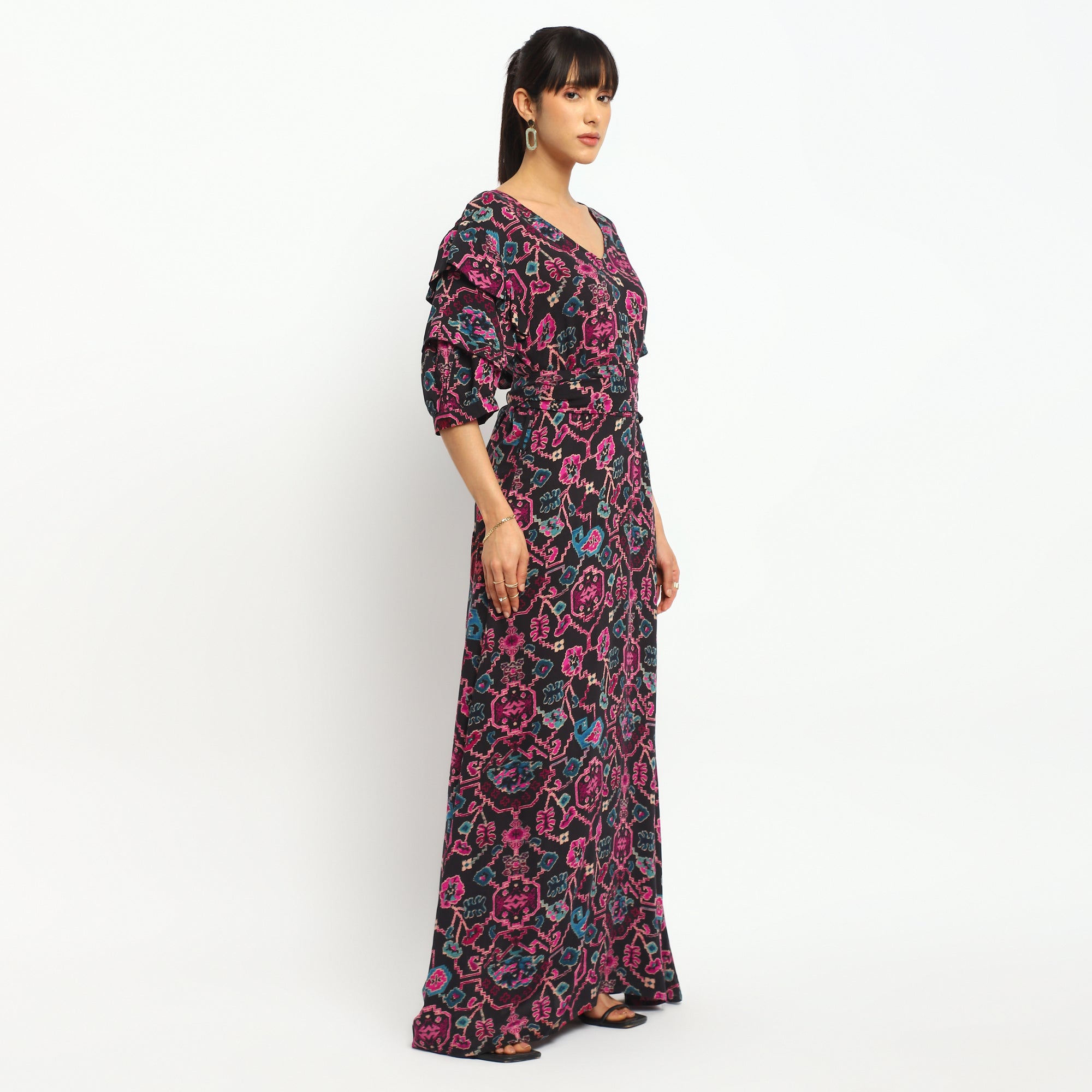Bold Bloom Maxi Dress