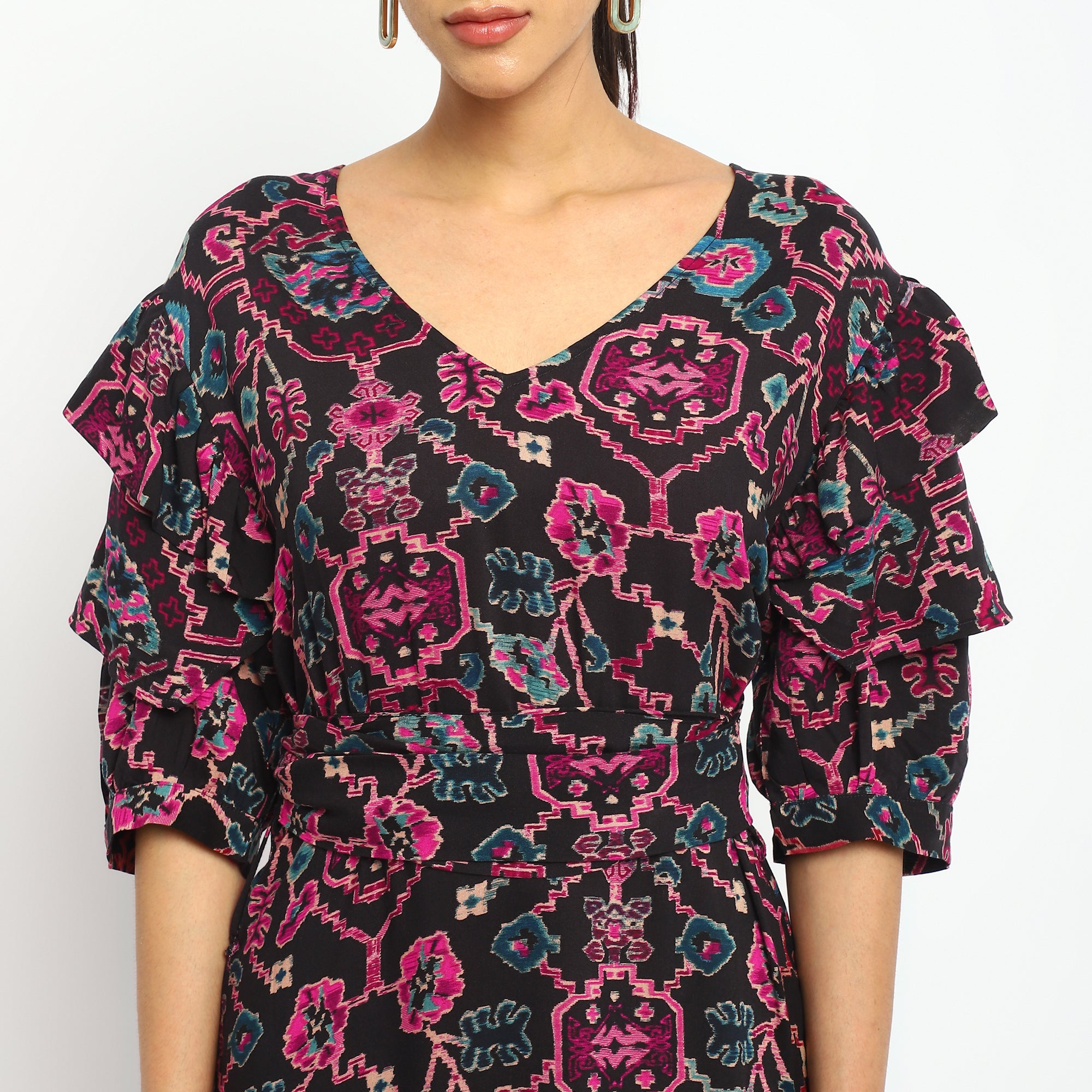 Bold Bloom Maxi Dress